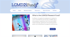 Desktop Screenshot of lgmd2ifund.org